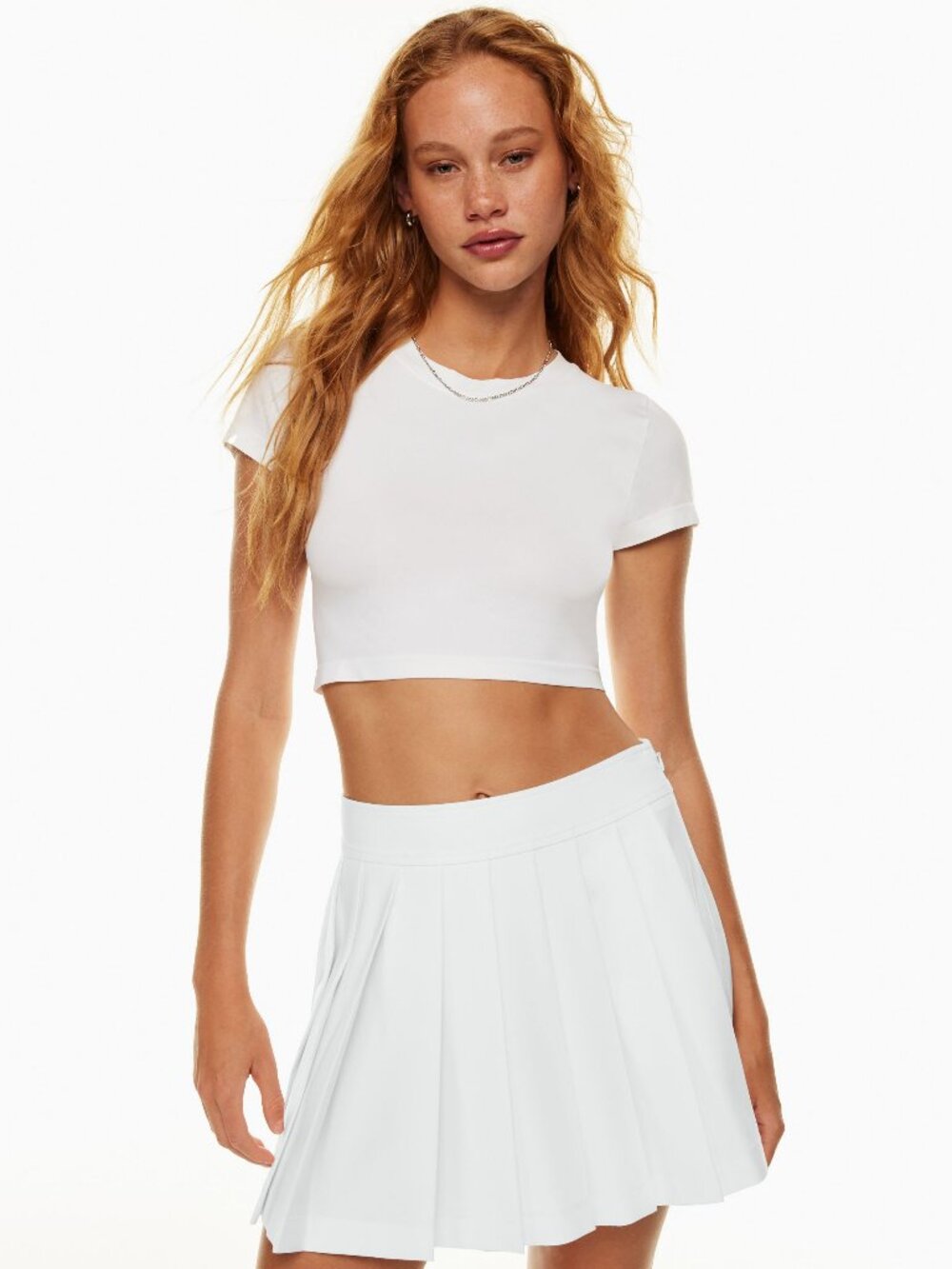 Sunday Best White Pleated Mini Skirt Size 0